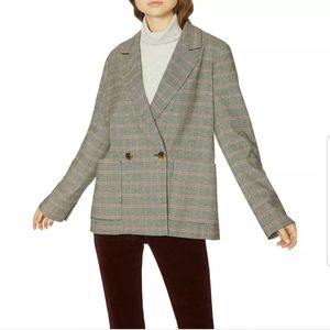 Sanctuary Women Plaid Blazer.